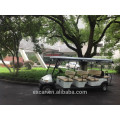 EXCAR 8 places golf électrique chariot chine golf buggy voiture club golf cart à vendre